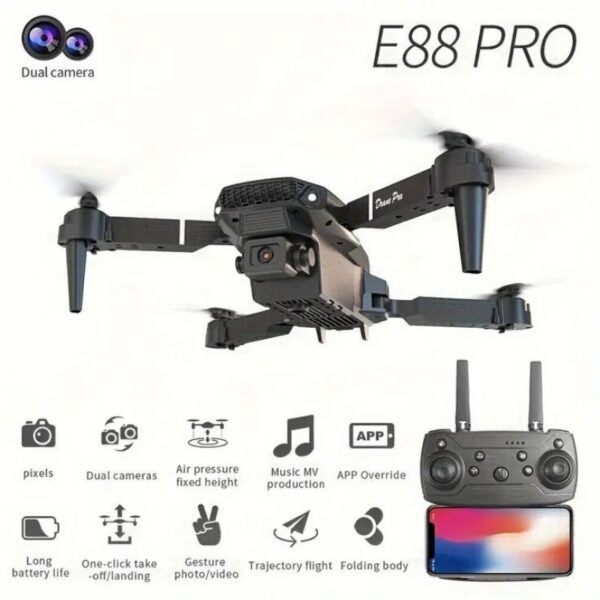 E88 PRO Foldable Dual-Camera Drone
