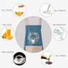 61UAC36jcvL._SX679_ Premium Waterproof Kitchen Apron with Adjustable Neck Strap and Pockets