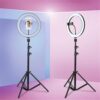 Professional YouTube Vlogging Light Kit with Extendable Stand | Soft Studio Lighting for Content Creators