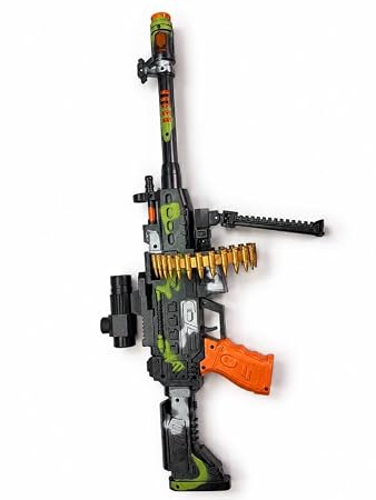 41BFy2JwIoL._SY450_ Multi-Feature Military Combat Toy Rifle with Flashing LEDs & Moving Barrel Action