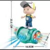 41o50h8O9VL Dancing Robot Action Figure Toy with Music and Lights | Electronic Superhero Toy for Kids