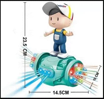 41o50h8O9VL Dancing Robot Action Figure Toy with Music and Lights | Electronic Superhero Toy for Kids