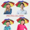51yUgY9XFLL Hands-Free Portable Sunshade Umbrella Hat for Fishing, Gardening & Hiking