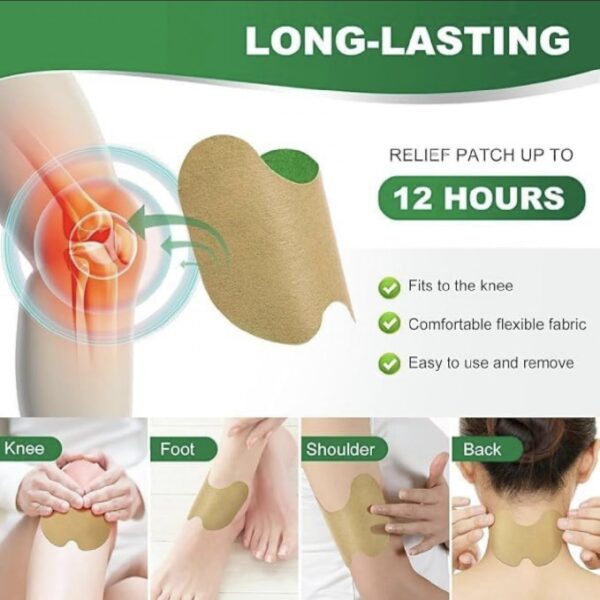 611Ay8p-B-L._SL1170_ Natural Herbal Knee Pain Relief Patches | 8-Hour Deep Heat Therapy Stickers