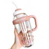 6164fLkHBiL._SX569_ Stylish 1200ml High-Capacity Infuser Bottle | Flip-Top Lid Leakproof Sipper for Fitness & Travel