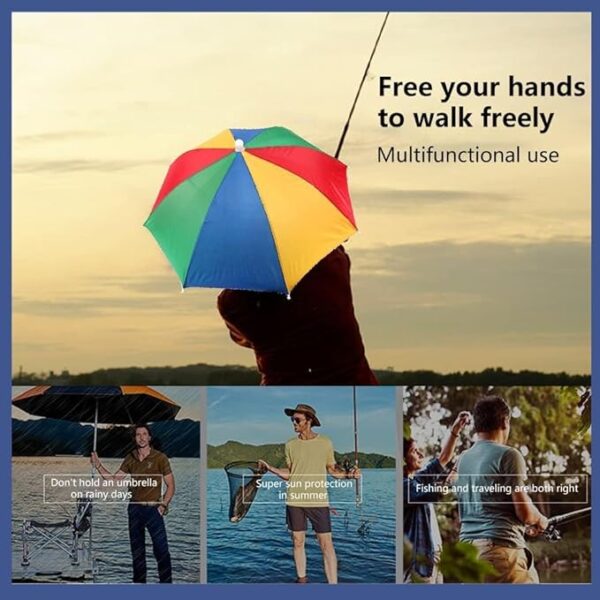 61FHCS6lkPL._SX679_ Hands-Free Portable Sunshade Umbrella Hat for Fishing, Gardening & Hiking