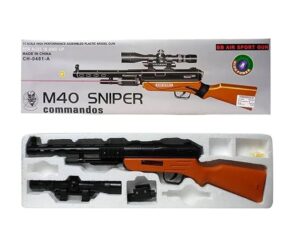 Real-Looking Police Commando Toy Gun with Soft Bullets | Pretend Play Action Blaster