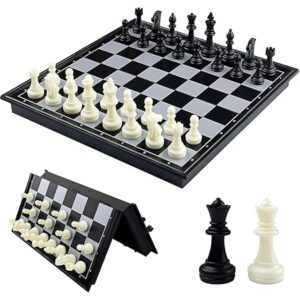 Magnetic Folding Chess Board Set | Portable Travel-Friendly Educational Strategy Game