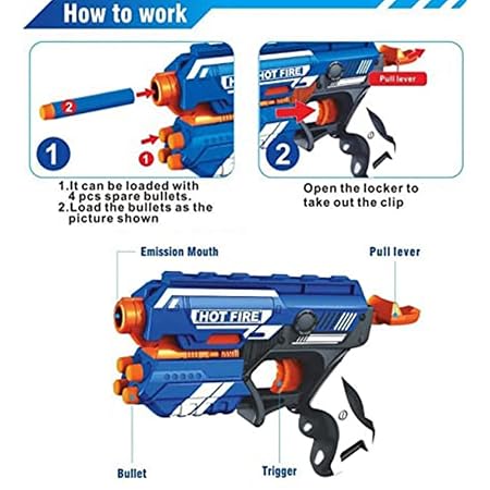 61LmH4tlUyL._SY450_ All-in-One Soft Bullet Toy Gun Battle Set