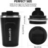 61MAXECdVwL._SX569_ Reusable Thermal Coffee Mug with Splash-Proof Lid – Leakproof Stainless Steel Tumbler