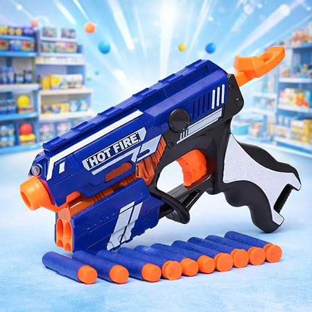 61RbiiCfHDL._SY450_ All-in-One Soft Bullet Toy Gun Battle Set