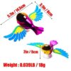 Multicoloured 3D Auto Flapping Wing Bird Car Roof Bonnet Ornament & Bike Accessory