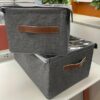 61Zn3y-TvsL._SX569_ Folding Storage Box with Lid | Collapsible Clothes & Wardrobe Organizer Bins