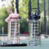 61aXMI86oWL._SX569_ Unbreakable Motivational Water Bottle with Time Marker | Portable Leakproof Sports Sipper