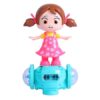 61hoPdXCE4L._SY450_ Musical Dancing Girl Doll Toy | 360-Degree Rotating Bump & Go Toy with LED Lights