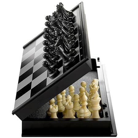 Magnetic Folding Chess Board Set | Portable Travel-Friendly Educational Strategy Game