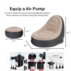 61p-bg4m21L._SL1000_ Lightweight Portable Air Sofa Chair with Ottoman | Heavy-Duty Blow-Up Recliner for Travel & Camping