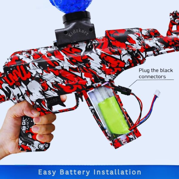 61tLf6uD8iL._SL1024_ Automatic Splatter Ball Blaster Toy – High-Speed Outdoor Team Activity Launcher