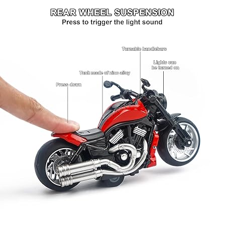 61umI2xmOQL._SY450_ Classic Die-Cast Motorcycle Model Toy – Retro Bike with Sound Effects & Headlights