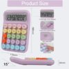 61vXFTIn6QL._SY450_ Cute Colorful Mechanical Keyboard Calculator – Battery-Powered Calculation Stand with Auto-Sleep