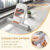 71-k8pkH47L._SX569_ Mini Foldable Desktop Mop with Hands-Free Self-Squeeze Mechanism