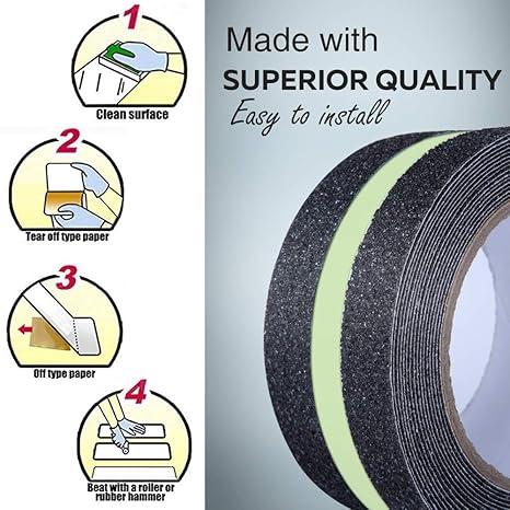 713Hi3vThIL._SX466_ Premium Luminous Glow-in-the-Dark Self-Adhesive Safety Tape