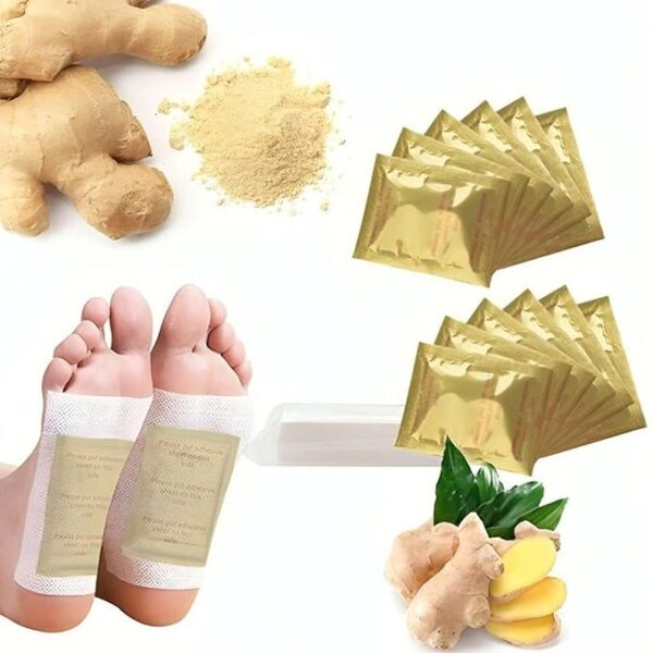 718eHiSPvyL._SX679_ Natural Ginger Foot Pads with Adhesive Sheets for Overnight Foot Care