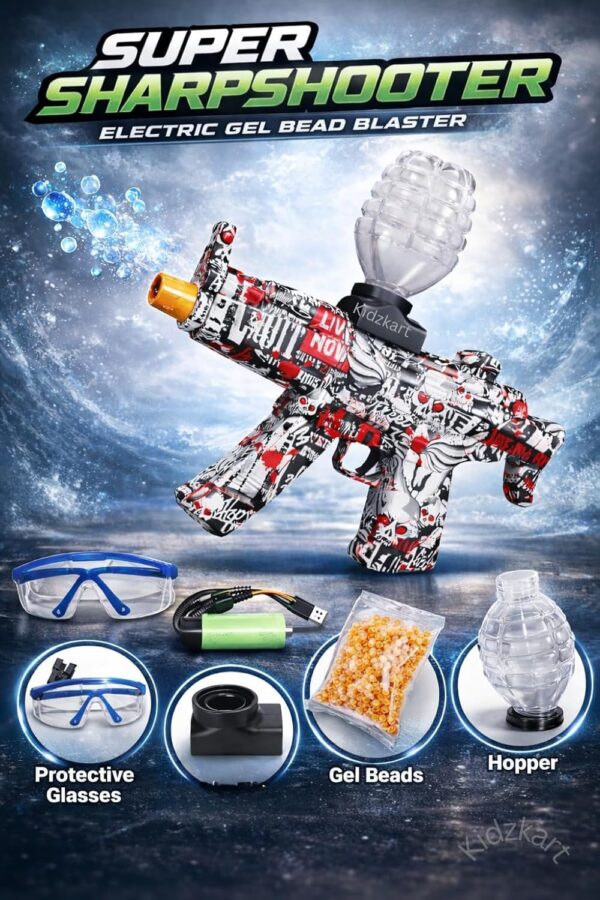 719srbYTXUL._SL1500_ Automatic Splatter Ball Blaster Toy – High-Speed Outdoor Team Activity Launcher