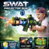 Projection Gun Toy with Vibrant Image Slides | Light & Sound Toy Gun for Kids