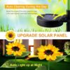 71FUaEbJaaL._SX466_ Vibrant Solar LED Sunflower Pathway Lights | Durable Outdoor Flower Decor Stakes for Garden & Lawn-Set of 2