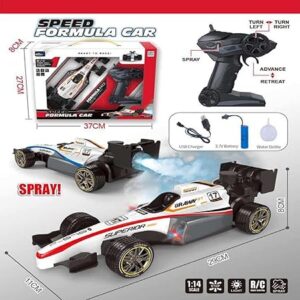 High-Speed Formula Racing RC Car Toy | Remote Control F1 Race Car with LED Headlights