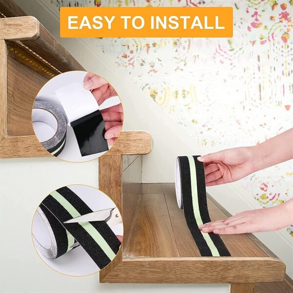 71U8UrxYlPL._SL1500_ Premium Luminous Glow-in-the-Dark Self-Adhesive Safety Tape