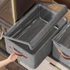 71WzMLFR1qL._SX569_ Folding Storage Box with Lid | Collapsible Clothes & Wardrobe Organizer Bins