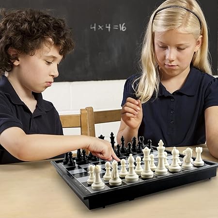 Magnetic Folding Chess Board Set | Portable Travel-Friendly Educational Strategy Game