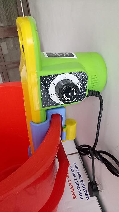 71eb-7VMxeL._SY679_ Multi-Function Mini Folding Washing Machine with Spin Dry Basket Attachment