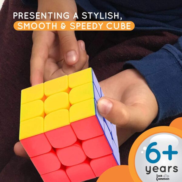 Smooth-Spinning 3x3 Speed Cube for Beginners & Professional Puzzle Solvers