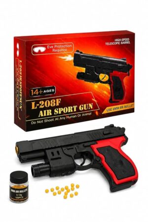 Realistic Commando Style Air Sport BB Gun Toy with Laser Sight Attachment