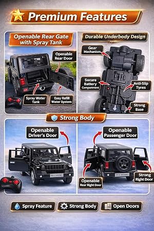71m8MpCIK7L._SY450_ Ultimate High-Speed Remote Control Car with Interactive Openable Door Feature