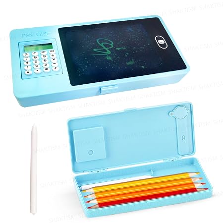71mjoeiOFNL._SY450_ Smart Pencil Case with LCD Writing Tablet and Built-in Calculator