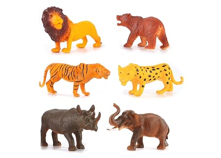 71oIjVzEj1L._SX450_ Realistic Wild Animal Figure Toy | Highly Detailed Miniature Wildlife Figurine