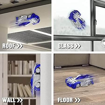 Premium Anti-Gravity RC Wall Climber | Dual-Mode Vacuum Suction Stunt Car
