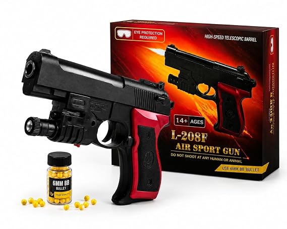71tWZK+KcYL._SX569_ Realistic Commando Style Air Sport BB Gun Toy with Laser Sight Attachment