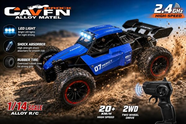 71wBUWGDoQL._SL1500_ Remote Control Rock Crawler Toy | 4WD Off-Road High-Speed Buggy for Kids