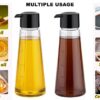 71zPRAdeqyL._SX569_ Multi-Purpose Transparent Kitchen Dispenser Bottle for Oil & Vinegar