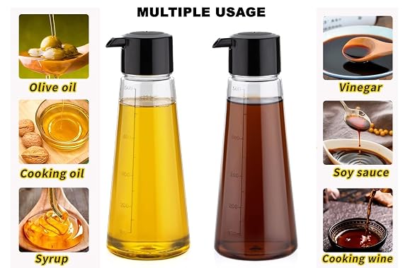 71zPRAdeqyL._SX569_ Multi-Purpose Transparent Kitchen Dispenser Bottle for Oil & Vinegar