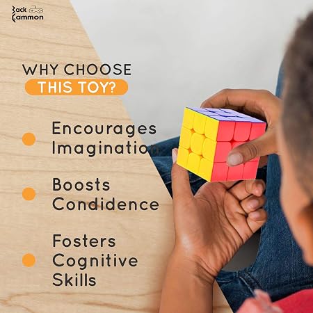 Smooth-Spinning 3x3 Speed Cube for Beginners & Professional Puzzle Solvers