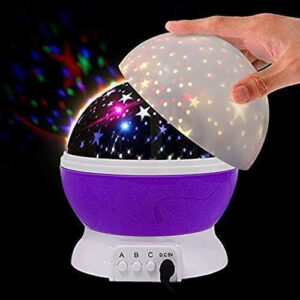 360° Rotating Star Moon Night Light Projector for Kids | Star Master Cosmos Lamp for Birthday Gifting
