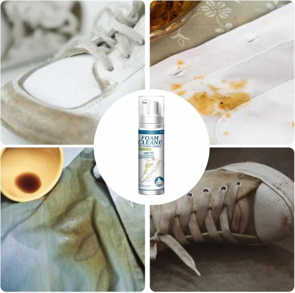 -ODKolBB51mLhZhBaUNj All-Purpose Shoe Whitener & Cleanser | Household Canvas Leather Cleaner Kit