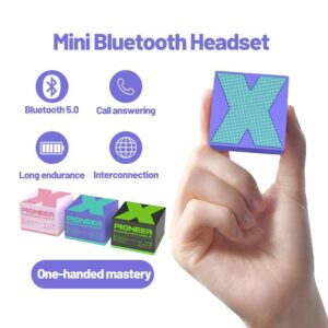 Mini Wireless Bluetooth Speaker | Powerful Bass Loudspeaker with Built-in Microphone