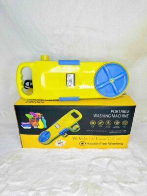 Multi-Function Mini Folding Washing Machine with Spin Dry Basket Attachment